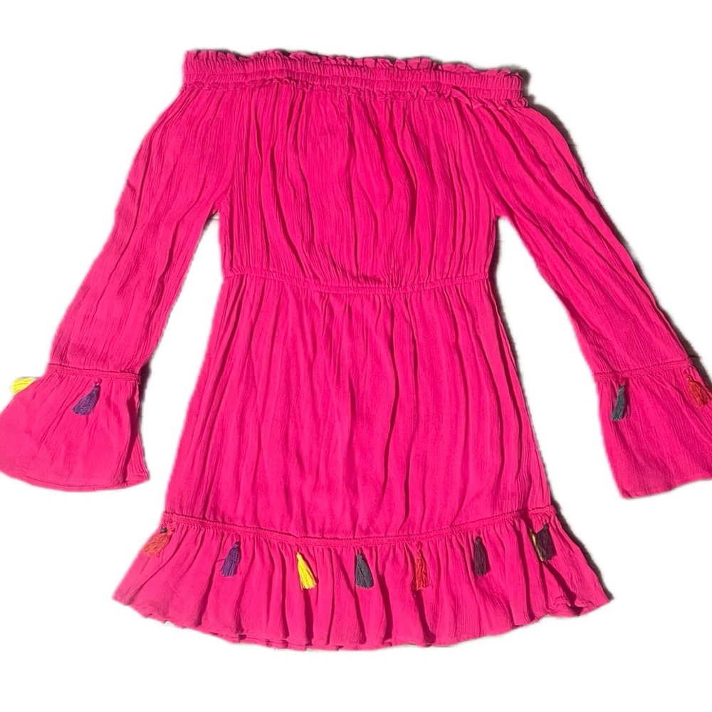 Mint of Blush Dresses| Hot Pink Boho Dress| Size: M